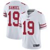 Nike 49ers #19 Deebo Samuel White Men's Stitched NFL Vapor Untouchable Limited Jersey - Custom Name