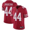 Nike 49ers #44 Kyle Juszczyk Red Team Color Men's Stitched NFL Vapor Untouchable Limited Jersey - Custom Name