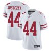 Nike 49ers #44 Kyle Juszczyk White Men's Stitched NFL Vapor Untouchable Limited Jersey - Custom Name