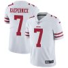 Nike 49ers #7 Colin Kaepernick White Men's Stitched NFL Vapor Untouchable Limited Jersey - Custom Name