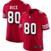 Nike 49ers #80 Jerry Rice Red Team Color Men's Stitched NFL Vapor Untouchable Limited II Jersey - Custom Name
