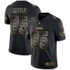 Nike 49ers #85 George Kittle Black-Gold Men's Stitched NFL Vapor Untouchable Limited Jersey - Custom Name
