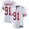 Nike 49ers #91 Arik Armstead White Men's Stitched NFL Vapor Untouchable Limited Jersey - Custom Name