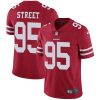 Nike 49ers #95 Kentavius Street Red Team Color Men's Stitched NFL Vapor Untouchable Limited Jersey - Custom Name