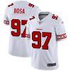 Nike 49ers #97 Nick Bosa White Men's Stitched NFL Limited Team Logo Fashion Jersey - Custom Name