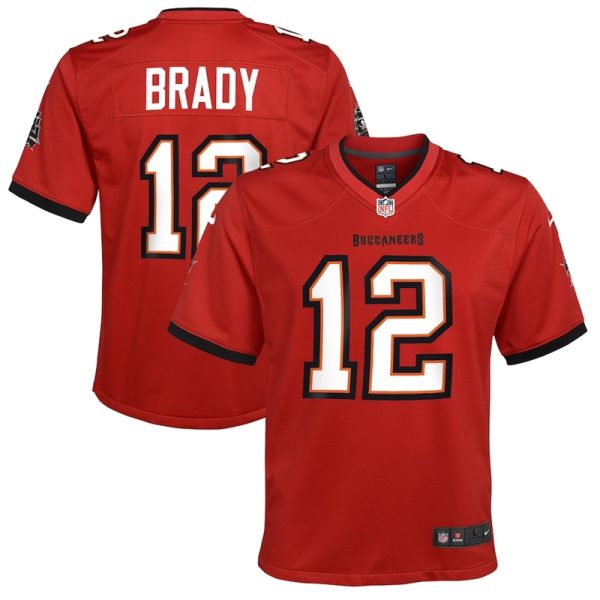 Nike Buccaneers #12 Tom Brady Red Men's Stitched NFL Season Vapor Limited Jersey - Custom Name