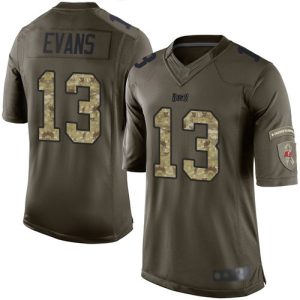 Nike Buccaneers #13 Mike Evans Green Men's Stitched NFL Limited 2015 Salute To Service Jersey - Custom Name
