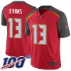 Nike Buccaneers #13 Mike Evans Red Team Color Men's Stitched NFL 100th Season Vapor Limited Jersey - Custom Name
