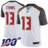 Nike Buccaneers #13 Mike Evans White Men's Stitched NFL 100th Season Vapor Limited Jersey - Custom Name