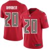 Nike Buccaneers #20 Ronde Barber Red Men's Stitched NFL Limited Rush Jersey - Custom Name