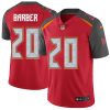 Nike Buccaneers #20 Ronde Barber Red Team Color Men's Stitched NFL Vapor Untouchable Limited Jersey - Custom Name