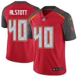 Nike Buccaneers #40 Mike Alstott Red Team Color Men's Stitched NFL Vapor Untouchable Limited Jersey - Custom Name