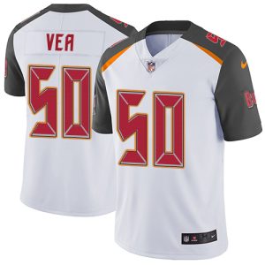 Nike Buccaneers #50 Vita Vea White Men's Stitched NFL Vapor Untouchable Limited Jersey - Custom Name