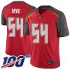 Nike Buccaneers #54 Lavonte David Red Team Color Men's Stitched NFL 100th Season Vapor Limited Jersey - Custom Name