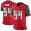Nike Buccaneers #54 Lavonte David Red Team Color Men's Stitched NFL Vapor Untouchable Limited Jersey - Custom Name