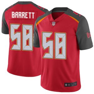 Nike Buccaneers #58 Shaquil Barrett Red Team Color Men's Stitched NFL Vapor Untouchable Limited Jersey1 - Custom Name