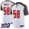 Nike Buccaneers #58 Shaquil Barrett White Men's Stitched NFL 100th Season Vapor Limited Jersey - Custom Name