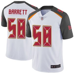 Nike Buccaneers #58 Shaquil Barrett White Men's Stitched NFL Vapor Untouchable Limited Jersey - Custom Name