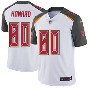 Nike Buccaneers #80 O. J. Howard White Men's Stitched NFL Vapor Untouchable Limited Jersey - Custom Name