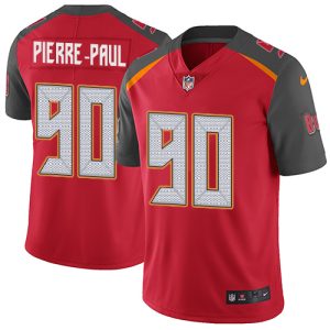 Nike Buccaneers #90 Jason Pierre-Paul Red Team Color Men's Stitched NFL Vapor Untouchable Limited Jersey - Custom Name