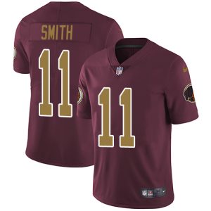 Nike Redskins #11 Alex Smith Burgundy Red Alternate Men's Stitched NFL Vapor Untouchable Limited Jersey - Custom Name