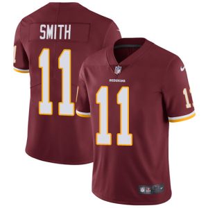 Nike Redskins #11 Alex Smith Burgundy Red Team Color Men's Stitched NFL Vapor Untouchable Limited Jersey - Custom Name