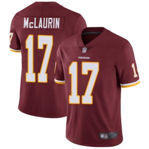 Nike Redskins #17 Terry McLaurin Burgundy Red Team Color Men's Stitched NFL Vapor Untouchable Limited Jersey - Custom Name