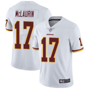 Nike Redskins #17 Terry McLaurin White Men's Stitched NFL Vapor Untouchable Limited Jersey - Custom Name