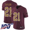 Nike Redskins #21 Sean Taylor Burgundy Red Alternate Men's Stitched NFL 100th Season Vapor Limited Jersey - Custom Name