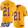 Nike Redskins #21 Sean Taylor Gold Men's Stitched NFL Limited Rush 100th Season Jersey - Custom Name