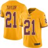 Nike Redskins #21 Sean Taylor Gold Men's Stitched NFL Limited Rush Jersey - Custom Name