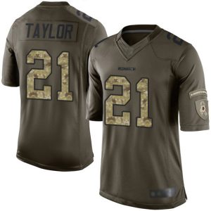 Nike Redskins #21 Sean Taylor Green Men's Stitched NFL Limited 2015 Salute To Service Jersey - Custom Name