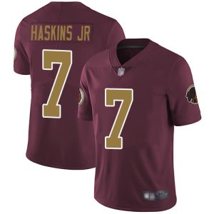 Nike Redskins #7 Dwayne Haskins Jr Burgundy Red Alternate Men's Stitched NFL Vapor Untouchable Limited Jersey - Custom Name