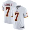 Nike Redskins #7 Dwayne Haskins Jr White Men's Stitched NFL Vapor Untouchable Limited Jersey - Custom Name