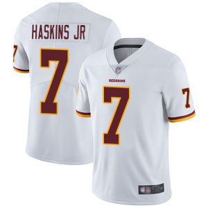 Nike Redskins #7 Dwayne Haskins Jr White Men's Stitched NFL Vapor Untouchable Limited Jersey - Custom Name