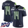 Nike Seahawks #14 D.K. Metcalf Steel Blue Team Color Men's Stitched NFL 100th Season Vapor Limited Jersey - Custom Name