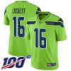 Nike Seahawks #16 Tyler Lockett Green Men's Stitched NFL Limited Rush 100th Season Jersey - Custom Name