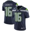Nike Seahawks #16 Tyler Lockett Steel Blue Team Color Men's Stitched NFL Vapor Untouchable Limited Jersey - Custom Name