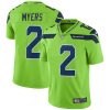 Nike Seahawks #2 Jason Myers Green Men's Stitched NFL Limited Rush Jersey - Custom Name