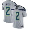 Nike Seahawks #2 Jason Myers Grey Alternate Men's Stitched NFL Vapor Untouchable Limited Jersey - Custom Name