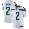 Nike Seahawks #2 Jason Myers White Men's Stitched NFL Vapor Untouchable Limited Jersey - Custom Name