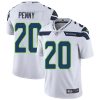 Nike Seahawks #20 Rashaad Penny White Men's Stitched NFL Vapor Untouchable Limited Jersey - Custom Name