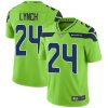 Nike Seahawks #24 Marshawn Lynch Green Men's Stitched NFL Limited Rush Jersey - Custom Name