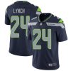 Nike Seahawks #24 Marshawn Lynch Steel Blue Team Color Men's Stitched NFL Vapor Untouchable Limited Jersey - Custom Name