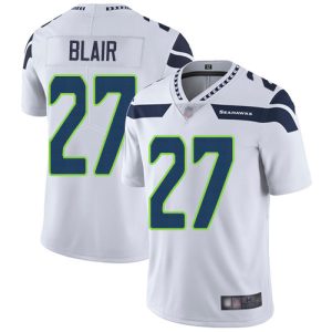 Nike Seahawks #27 Marquise Blair White Men's Stitched NFL Vapor Untouchable Limited Jersey - Custom Name