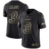 Nike Seahawks #3 Russell Wilson Black-Gold Men's Stitched NFL Vapor Untouchable Limited Jersey - Custom Name