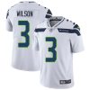 Nike Seahawks #3 Russell Wilson White Men's Stitched NFL Vapor Untouchable Limited Jersey - Custom Name