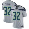 Nike Seahawks #32 Chris Carson Grey Alternate Men's Stitched NFL Vapor Untouchable Limited Jersey - Custom Name