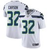 Nike Seahawks #32 Chris Carson White Men's Stitched NFL Vapor Untouchable Limited Jersey - Custom Name