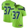 Nike Seahawks #37 Quandre Diggs Green Men's Stitched NFL Limited Rush Jersey - Custom Name